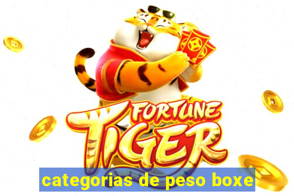 categorias de peso boxe